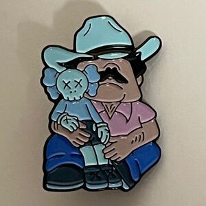 Mayito x KAWS Hat Pin Pins Streetwear Hats Bag Fitted New Era Mexican Mashup